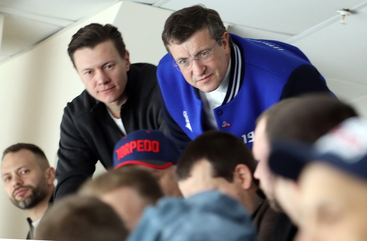 Губернатор Глеб Никитин поблагодарил «Торпедо» за&nbsp;сезон